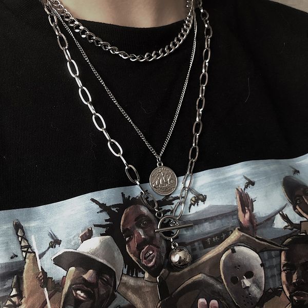 chains ins casual fashion link chain hip hop harajuku gothic couple female necklace korean men punk cool, Silver
chains ins casual fashion link chain hip hop harajuku gothic couple female necklace korean men punk cool, Silver