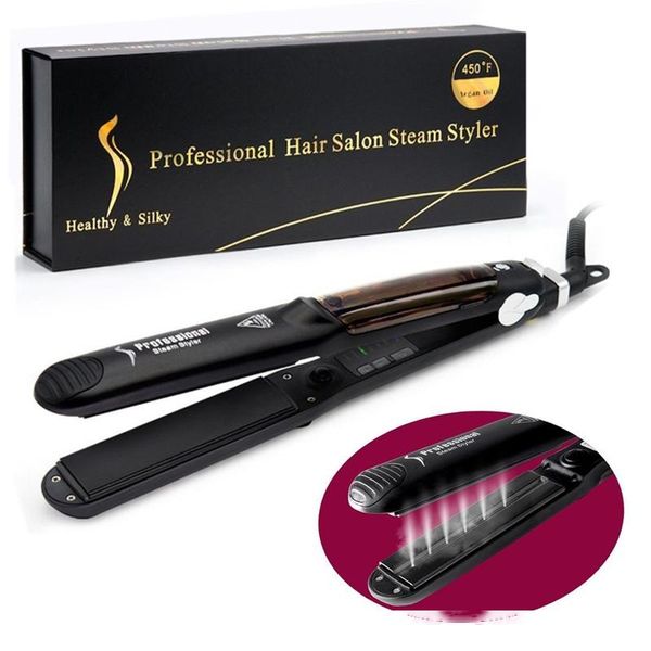 professional steam hair straightener ceramic vapor hair flat iron seam hair straightening iron curler steamer styling tool
professional steam hair straightener ceramic vapor hair flat iron seam hair straightening iron curler steamer styling tool