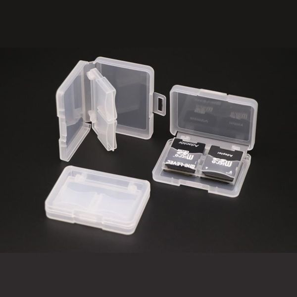 11mm 4pcs sd card holder plastic box transparent standard holder white box pp storage case for tf xd card
11mm 4pcs sd card holder plastic box transparent standard holder white box pp storage case for tf xd card