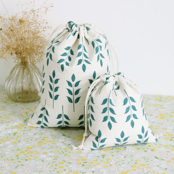 storage bags 1pcs blue leaf drawstring cotton linen bag gift candy jewelry organizer makeup cosmetic coins keys 49004
storage bags 1pcs blue leaf drawstring cotton linen bag gift candy jewelry organizer makeup cosmetic coins keys 49004