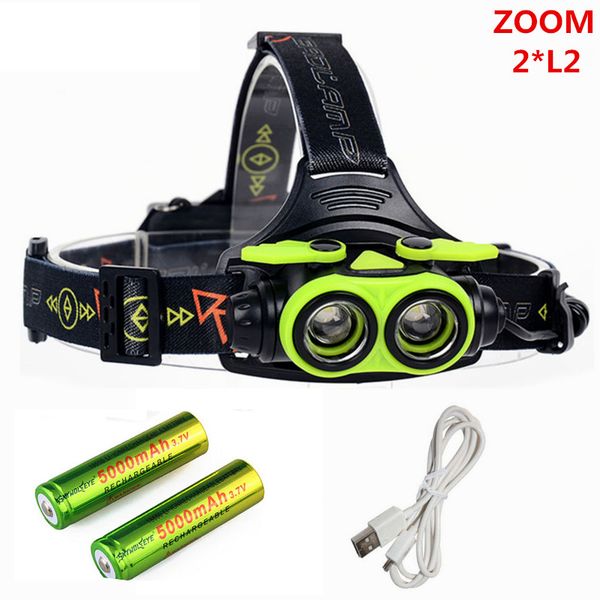 headlamps 6000lm zoom led headlamp usb head lamp rechargeable xml 2l2 headlight 18650 light running camping torch
headlamps 6000lm zoom led headlamp usb head lamp rechargeable xml 2l2 headlight 18650 light running camping torch