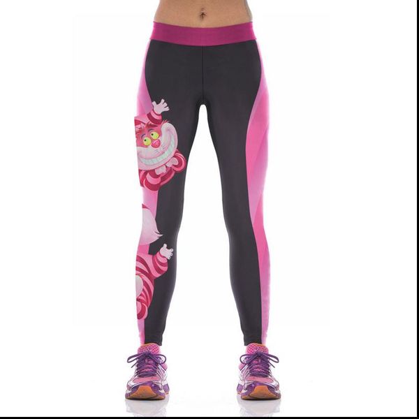 harajuku women legging 3d cheshire cat printed leggins pink black patchwork fitness legins pants high waist capris
harajuku women legging 3d cheshire cat printed leggins pink black patchwork fitness legins pants high waist capris