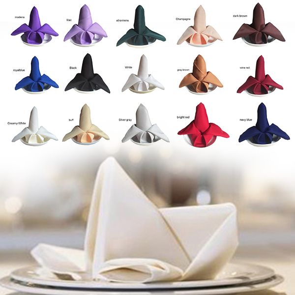 table napkin 12pcs square polyester napkins cloth wedding party kitchen decorations
table napkin 12pcs square polyester napkins cloth wedding party kitchen decorations