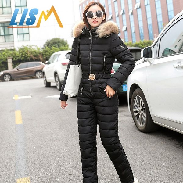 lism women winter ski suit solid jumpsuits plush hoodie collar pockets jumpsuit skiing sports snowsuit warm snowboard clothing
lism women winter ski suit solid jumpsuits plush hoodie collar pockets jumpsuit skiing sports snowsuit warm snowboard clothing