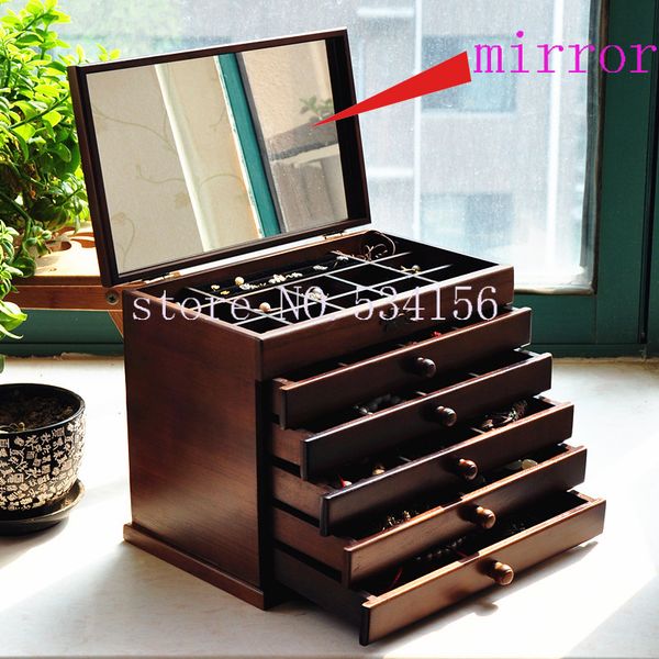 upgraded version wood storage display jewelry lagre packaging casket marriage gift box t200917, Black;white
upgraded version wood storage display jewelry lagre packaging casket marriage gift box t200917, Black;white