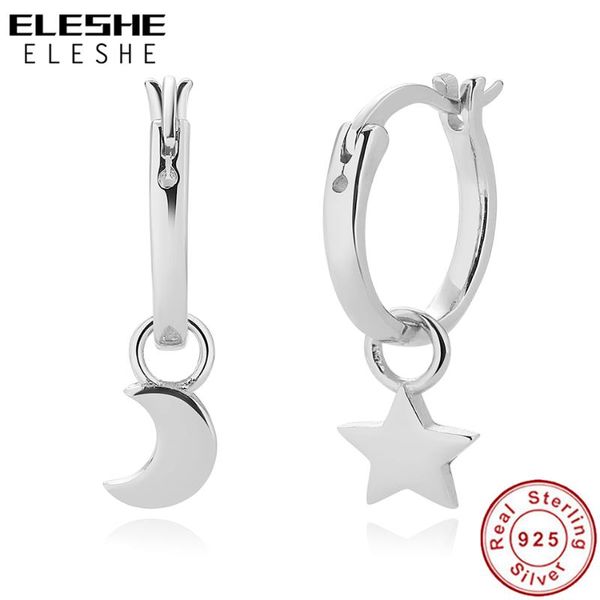 eleshe 2020 new small moon star hoop earrings 925 sterling silver irregular earrings for women trendy jewelry pendientes, Golden;silver
eleshe 2020 new small moon star hoop earrings 925 sterling silver irregular earrings for women trendy jewelry pendientes, Golden;silver