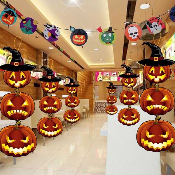 halloween decorations mall bar with paper ceiling pumpkin creative props pendants factory direct sale
halloween decorations mall bar with paper ceiling pumpkin creative props pendants factory direct sale