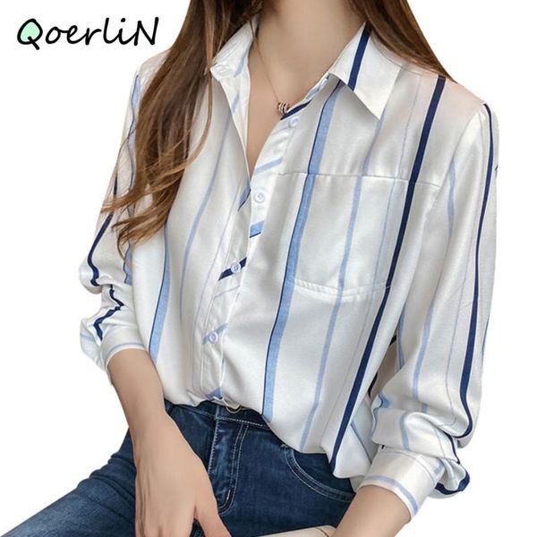 women's blouses & shirts vertical striped chiffon blouse profession contrast blue white long sleeve elegant single-breasted button blus
women's blouses & shirts vertical striped chiffon blouse profession contrast blue white long sleeve elegant single-breasted button blus