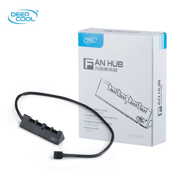 fans & coolings deepcool fh-04 1 to 4 cooling fan hub splitter cable ,for 12v 3pin 4pin pwm case with mounting sticker
fans & coolings deepcool fh-04 1 to 4 cooling fan hub splitter cable ,for 12v 3pin 4pin pwm case with mounting sticker