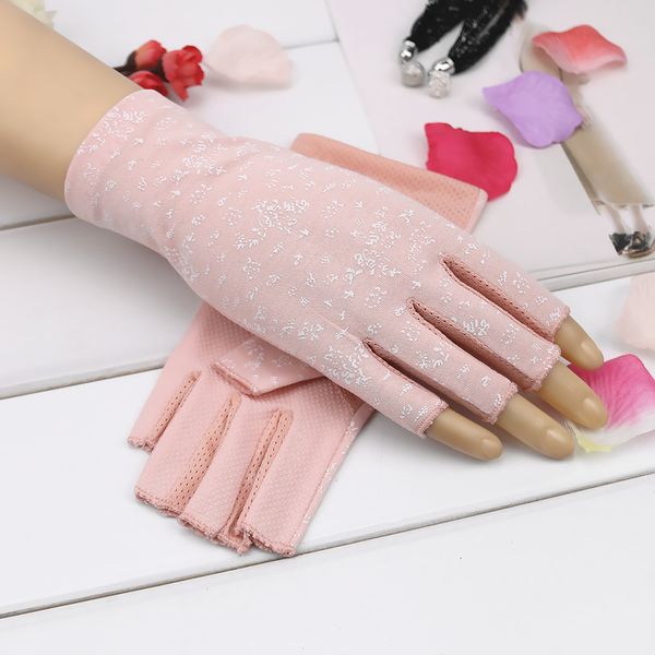 five fingers gloves driving sunscreen lady thin summer cycling elastic half-finger luvas guantes women sunshade riding short hand muff h3104, Blue;gray
five fingers gloves driving sunscreen lady thin summer cycling elastic half-finger luvas guantes women sunshade riding short hand muff h3104, Blue;gray