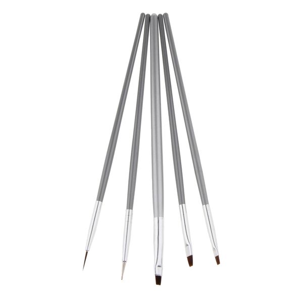 5pcs silver handle nail art painting detailing liner brushes & dotting pen set tools diy kit for women girls
5pcs silver handle nail art painting detailing liner brushes & dotting pen set tools diy kit for women girls