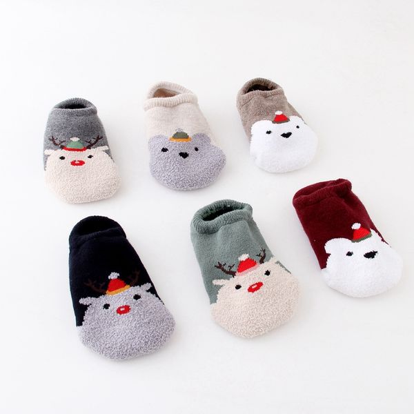 winter cartoon christmas baby socks newborn boys girls home socks cotton thickening toddler new year gift 0-5y, Pink;yellow
winter cartoon christmas baby socks newborn boys girls home socks cotton thickening toddler new year gift 0-5y, Pink;yellow