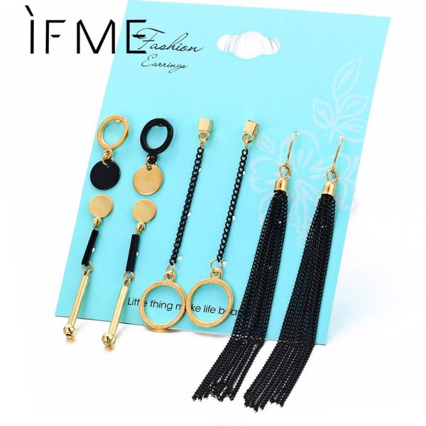 fashion dangle drop earring sets for women gold color geometric round long tassel irregular metal earring set brincos 2020, Silver
fashion dangle drop earring sets for women gold color geometric round long tassel irregular metal earring set brincos 2020, Silver