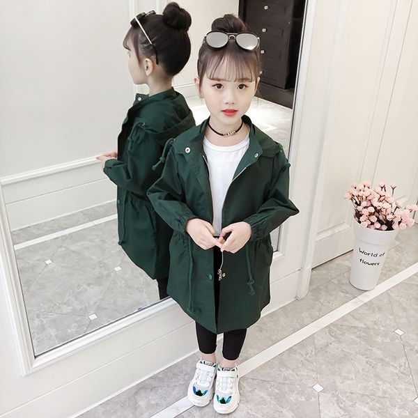 cuhk children's slim waisted windbreaker toddler girl pure color hooded cardigan trench coat fashion kids clothes long overcoat, Camo
cuhk children's slim waisted windbreaker toddler girl pure color hooded cardigan trench coat fashion kids clothes long overcoat, Camo
