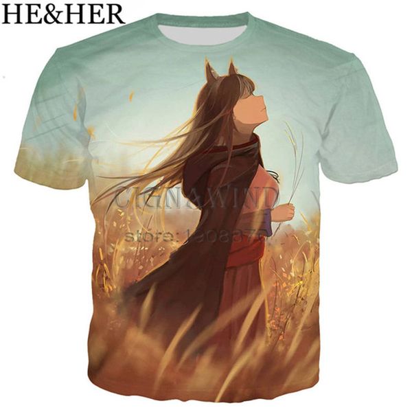 new anime spice and wolf cute girl favorite 3d print shirts graphic horror funny men clothing
new anime spice and wolf cute girl favorite 3d print shirts graphic horror funny men clothing