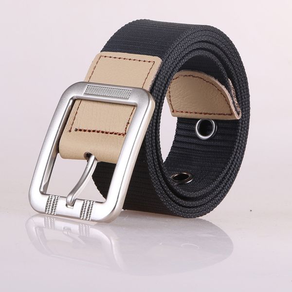 bydbxdy men's belt pin buckle canvas belt men's breathable leisure sports canvas webbing, Black;brown
bydbxdy men's belt pin buckle canvas belt men's breathable leisure sports canvas webbing, Black;brown