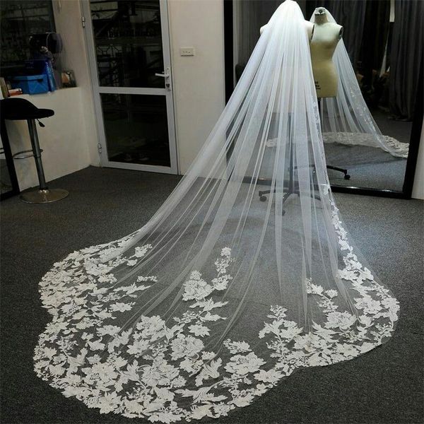 2021 elegant wedding veils lace applique white ivory champagne long bridal veil custom made wedding accessories, Black
2021 elegant wedding veils lace applique white ivory champagne long bridal veil custom made wedding accessories, Black