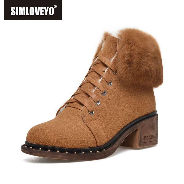 simloveyo lace-up winter shoes women ankle boots ladies cow suede leather shoes woman warm fur snow boots rivets bota size 32-43, Black
simloveyo lace-up winter shoes women ankle boots ladies cow suede leather shoes woman warm fur snow boots rivets bota size 32-43, Black