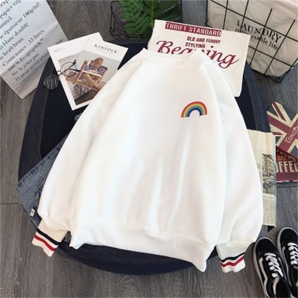 harajuku rainbow embroidery fleece hoodies women korean kawaii sweatshirts usagi aesthetic oversized hoodie girl streetwear drop shipping, Black
harajuku rainbow embroidery fleece hoodies women korean kawaii sweatshirts usagi aesthetic oversized hoodie girl streetwear drop shipping, Black