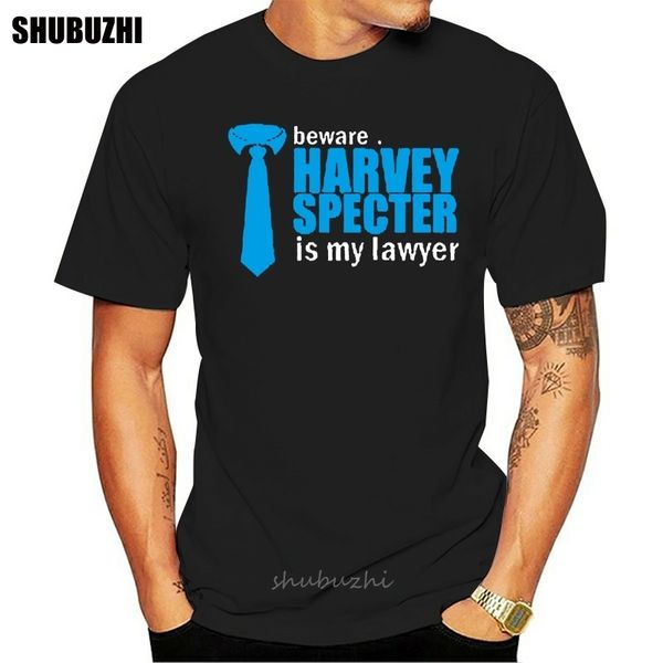 harvey specter my lawyer black tee cotton tshirt men summer fashion t-shirt euro size