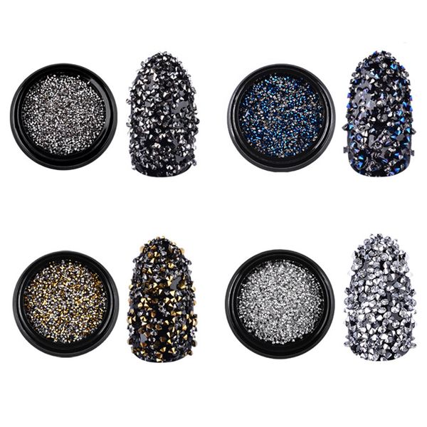 1000pcs/box colorful glitter micro rhinestones shape end shiny 3d tiny crystal accessories for diy manicure nail art decorations, Silver;gold
1000pcs/box colorful glitter micro rhinestones shape end shiny 3d tiny crystal accessories for diy manicure nail art decorations, Silver;gold