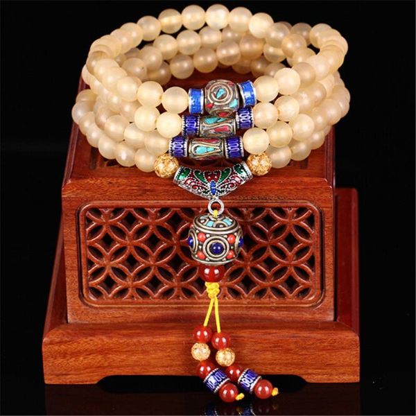 trendy tibetan 8mm natural sheep horn beads bracelet 108 beaded bracelets men and women multi-circle prayer meditation bracelets, Black
trendy tibetan 8mm natural sheep horn beads bracelet 108 beaded bracelets men and women multi-circle prayer meditation bracelets, Black