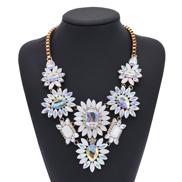 chokers 2021 ethnic statement choker necklace women rhinestone acrylic flower water drop large collar jewelry female, Golden;silver
chokers 2021 ethnic statement choker necklace women rhinestone acrylic flower water drop large collar jewelry female, Golden;silver
