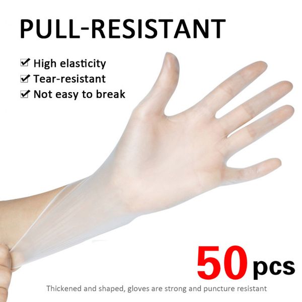50 pcs transparent disposable pvc gloves dishwashing kitchen latex rubber garden gloves for home cleaning towayer
50 pcs transparent disposable pvc gloves dishwashing kitchen latex rubber garden gloves for home cleaning towayer