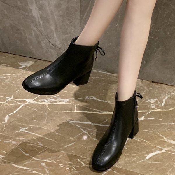 fashion bow square toe ankle boots for women waterproof pu leather square heels woman boots black beige elegant botas
fashion bow square toe ankle boots for women waterproof pu leather square heels woman boots black beige elegant botas