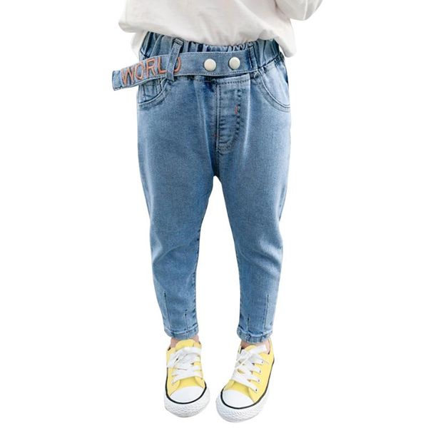 jeans girl letter embroidery baby kids casual style kid toddler children's clothing, Blue
jeans girl letter embroidery baby kids casual style kid toddler children's clothing, Blue