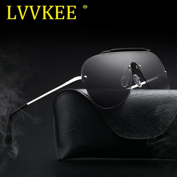 lvvkee retro flat oversized rimless sunglasses men's brand design polarized sun glasses driving eyewear male, White;black
lvvkee retro flat oversized rimless sunglasses men's brand design polarized sun glasses driving eyewear male, White;black