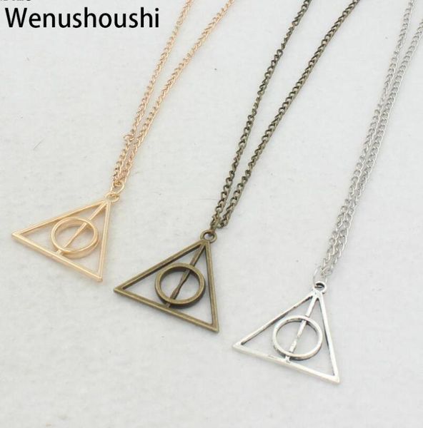 geometric hallows death pendant necklace men vintage triangle round sweater chain necklace women alloy fj043, Silver
geometric hallows death pendant necklace men vintage triangle round sweater chain necklace women alloy fj043, Silver