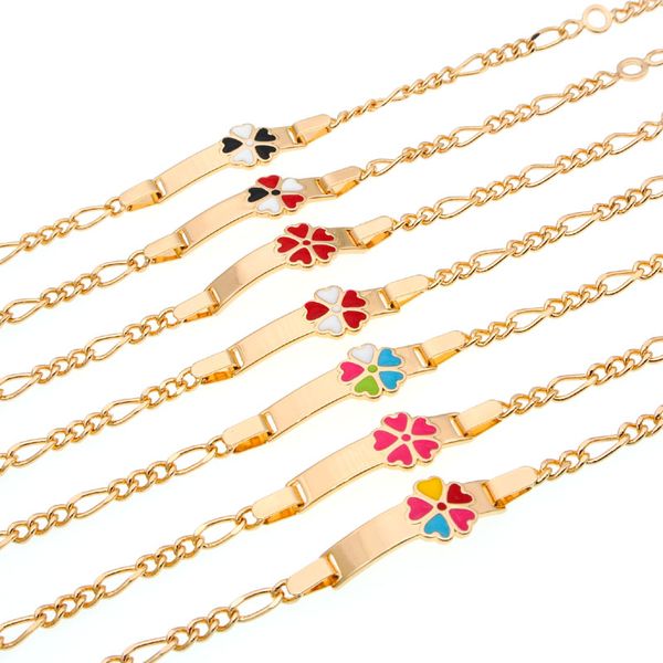 6pcs wholesale colorful kids bracelets gold baby jewelry christmas gifts bracelet bebe pulseiras bracciali child armband b0929, Black
6pcs wholesale colorful kids bracelets gold baby jewelry christmas gifts bracelet bebe pulseiras bracciali child armband b0929, Black