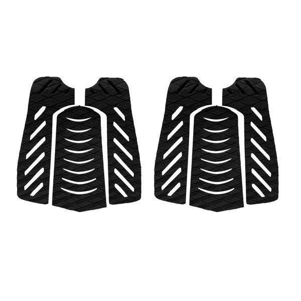 2 Set Of 6pcs Anti-slip Surfboard Traction Tail Pads Surfing Surf Deck Grips