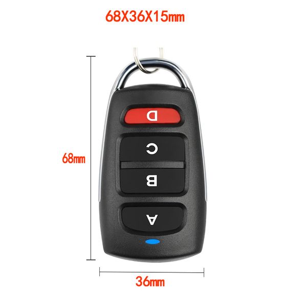 remote controlers 433 mhz universal wireless clone switch cloning copy mando garage door control key 433.92
remote controlers 433 mhz universal wireless clone switch cloning copy mando garage door control key 433.92