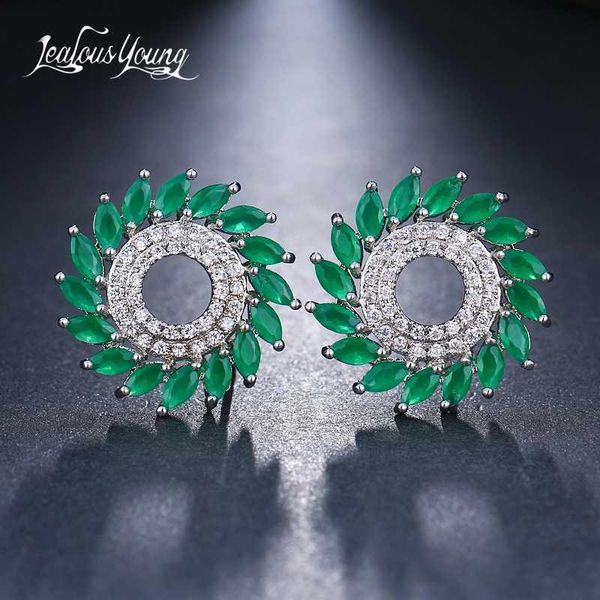club factory Luxury Round Cubic Zircon Stud Earrings For Women Green Marquise Studs Ear For Party Bride Jewelry Gift Kupe AE590
club factory Luxury Round Cubic Zircon Stud Earrings For Women Green Marquise Studs Ear For Party Bride Jewelry Gift Kupe AE590