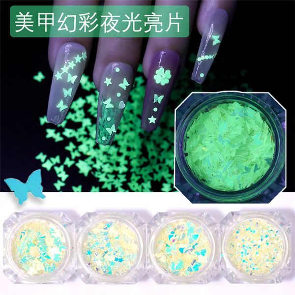 nail glitter fluorescence butterfly shape / round five-pointed star geometry art flakes 3d colourful sequins manicure, Silver;gold
nail glitter fluorescence butterfly shape / round five-pointed star geometry art flakes 3d colourful sequins manicure, Silver;gold