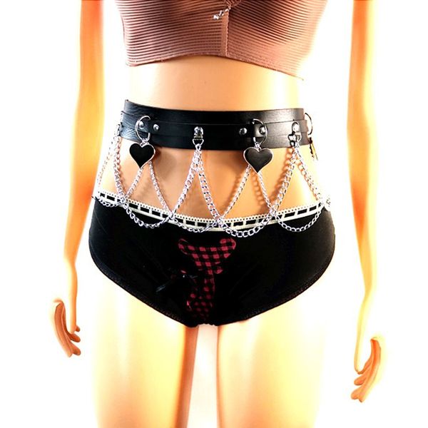 european and american punk style decorative belt personality metal chain big ring waist chain belt hip hop performance jewelry, Black;brown
european and american punk style decorative belt personality metal chain big ring waist chain belt hip hop performance jewelry, Black;brown