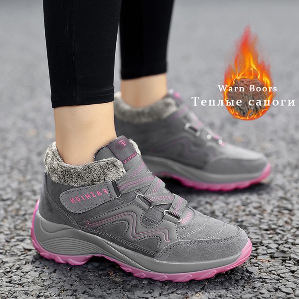 new winter women snow boots warm thick plush woman shoes suede slip-on wedge waterproof boots warm casual shoes, Black
new winter women snow boots warm thick plush woman shoes suede slip-on wedge waterproof boots warm casual shoes, Black
