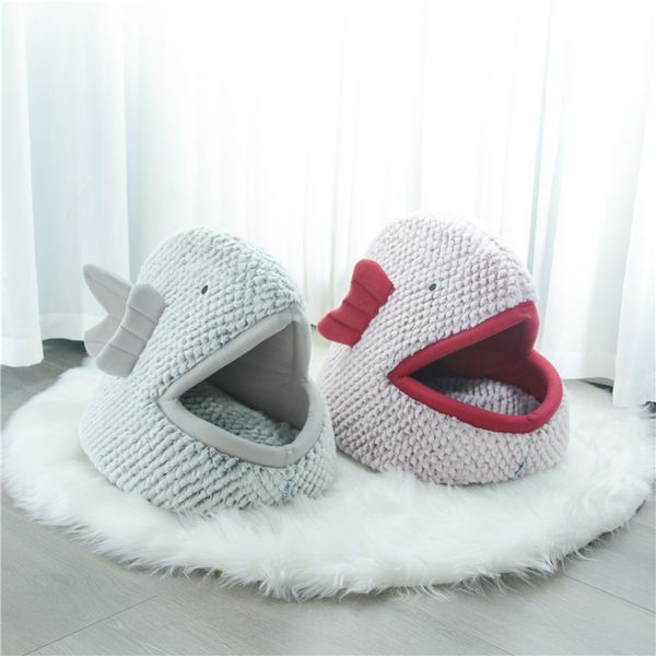 pet bed semi-enclosed fish-shaped cat bed pet house soft plush dog mat for small dogs cats nest warm puppy sleeping
pet bed semi-enclosed fish-shaped cat bed pet house soft plush dog mat for small dogs cats nest warm puppy sleeping