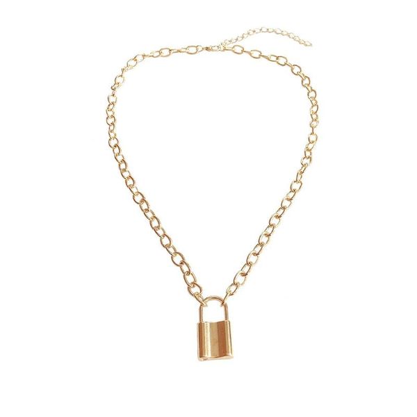 necklace women stainless steel necklace long chain women jewelry luxury gold lock pendant gifts for, Silver
necklace women stainless steel necklace long chain women jewelry luxury gold lock pendant gifts for, Silver