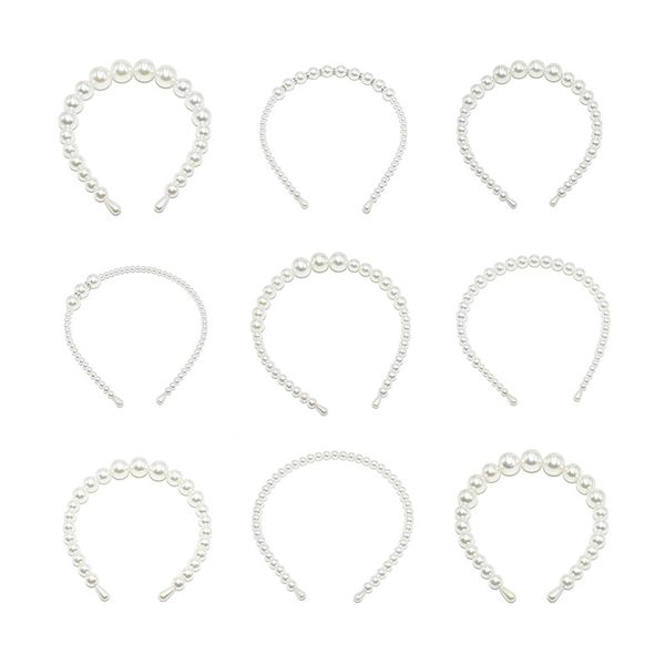 2020 new women elegant full pearls simple hairbands sweet headband hair hoops holder ornament head band girls fashion hair accessories, Silver
2020 new women elegant full pearls simple hairbands sweet headband hair hoops holder ornament head band girls fashion hair accessories, Silver