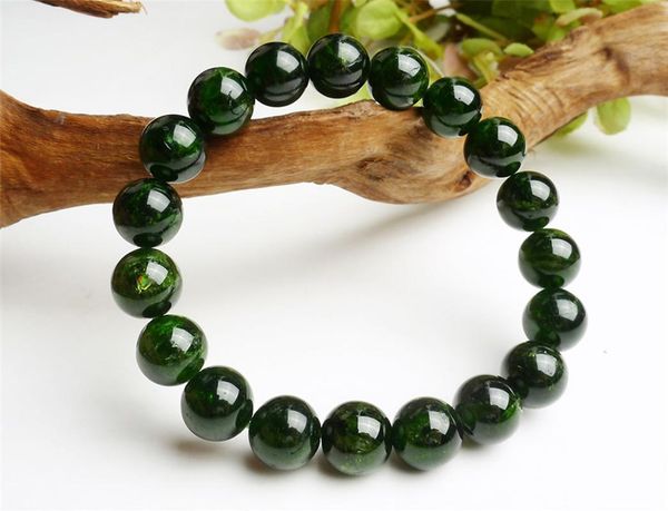 genuine green natural diopside gems stone healing crystal round bead bracelet women men stretch natural stone bracelet, Black
genuine green natural diopside gems stone healing crystal round bead bracelet women men stretch natural stone bracelet, Black