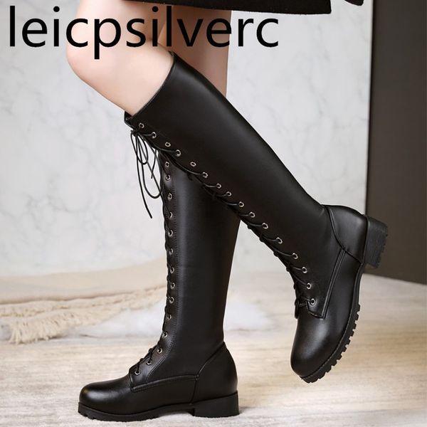 женщины boots осень зима низкий каблук теплый круглый toe pu knee high cross-связанный плюша 2020 новый сексуальный моды черный бежевый боль, Black
женщины boots осень зима низкий каблук теплый круглый toe pu knee high cross-связанный плюша 2020 новый сексуальный моды черный бежевый боль, Black