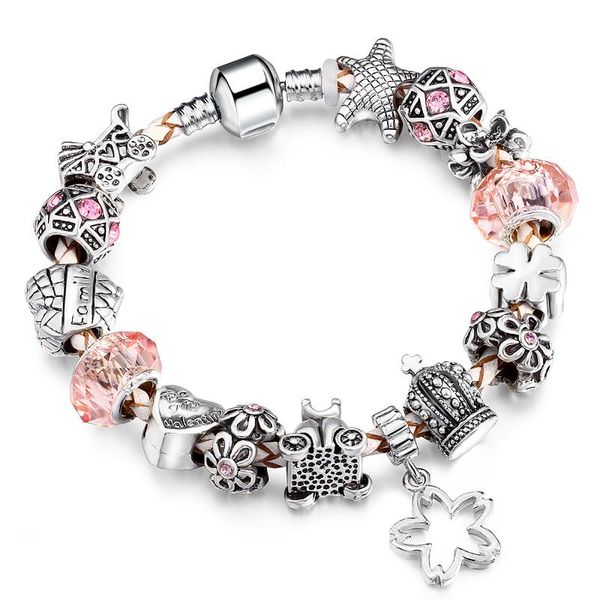popular charm leather bracelet diy bead women's quick lying through simple and elegant accessories individual delicate fashion, Golden;silver
popular charm leather bracelet diy bead women's quick lying through simple and elegant accessories individual delicate fashion, Golden;silver