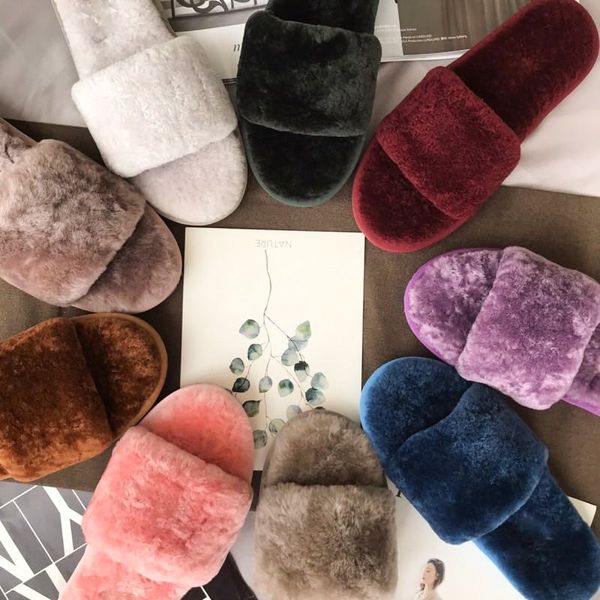 women's fashion hard-wearing winter multiple color fluffy open toe home slipper warm and comfortable wool scuffs, Black
women's fashion hard-wearing winter multiple color fluffy open toe home slipper warm and comfortable wool scuffs, Black