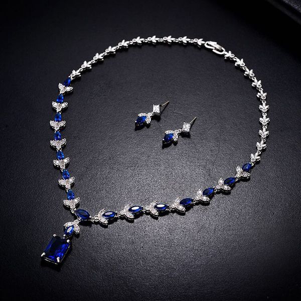 hibride brilliant cubic zirconia blue dubai bridal jewelry sets for women wedding accessories fashion jewelry giftsn-517, Silver
hibride brilliant cubic zirconia blue dubai bridal jewelry sets for women wedding accessories fashion jewelry giftsn-517, Silver