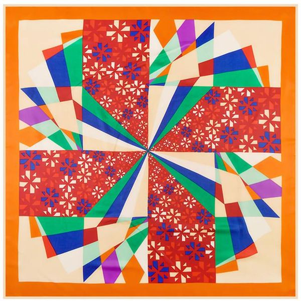 100x100cm twill silk scarf women geometric square scarves muslim wraps female neckerchief silk foulard large hijab bandana bbyirs alice_bag, Black
100x100cm twill silk scarf women geometric square scarves muslim wraps female neckerchief silk foulard large hijab bandana bbyirs alice_bag, Black