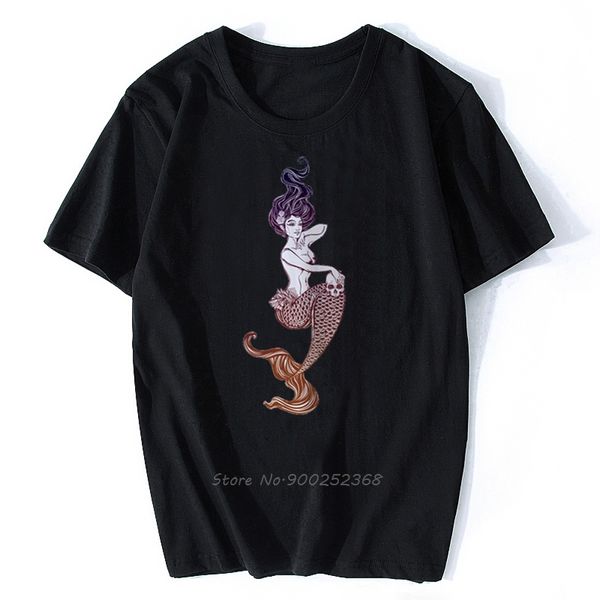 beautiful mermaid with skull tshirt women print summer men cotton t-shirt hip hop tees harajuku
beautiful mermaid with skull tshirt women print summer men cotton t-shirt hip hop tees harajuku