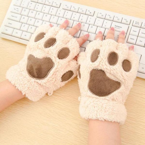 visnxgi women girls lovely winter warm fingerless gloves fluffy bear cat plush claw half finger men stretch knit mittens, Blue;gray
visnxgi women girls lovely winter warm fingerless gloves fluffy bear cat plush claw half finger men stretch knit mittens, Blue;gray